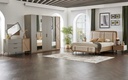 FLOYD QUEEN UPHOLSTRD BEDROOM SET 5 PCS