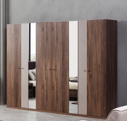 [A0410300210] MARSALA 6 DOOR WARDROBE 