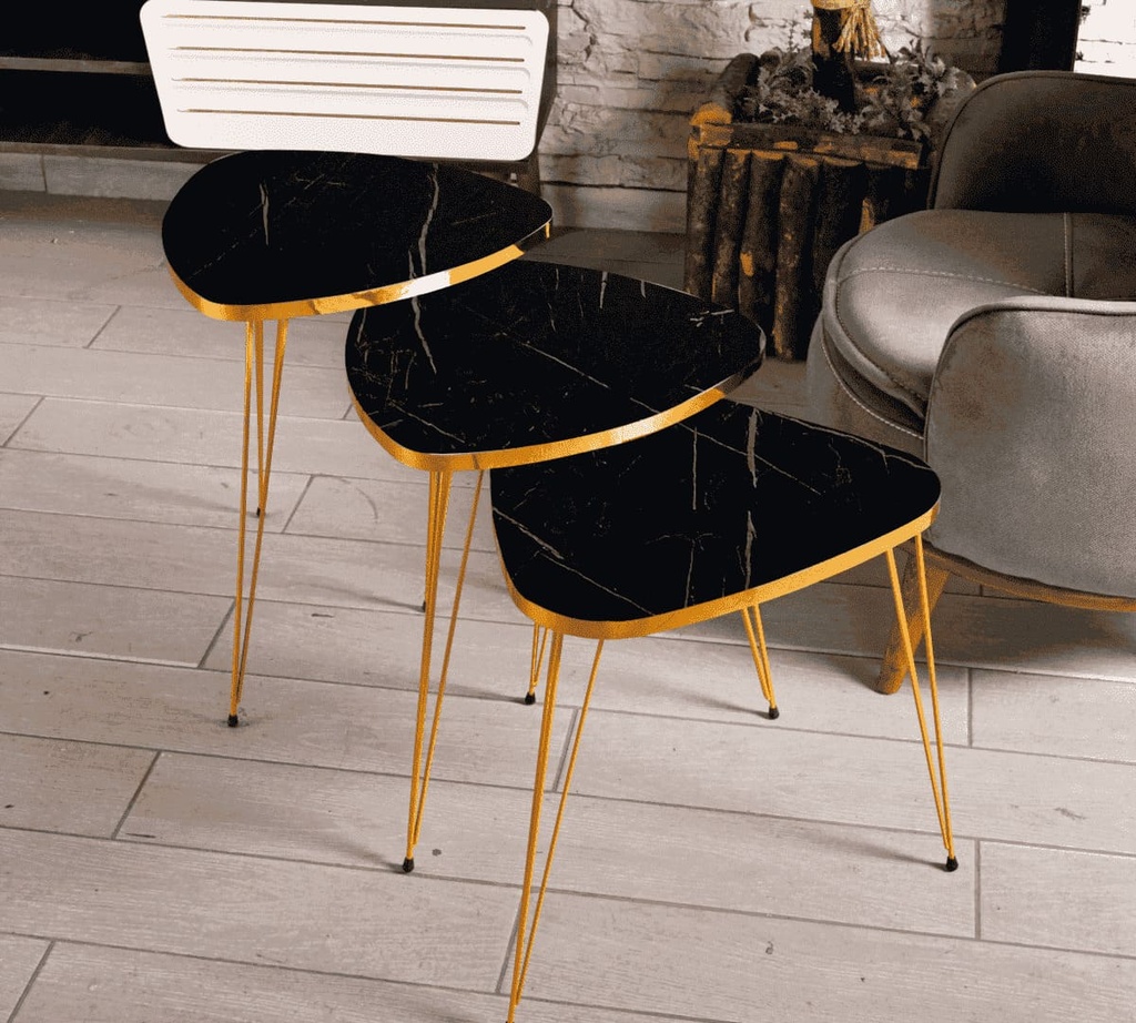 HEX NESTING TABLE 3 PCS 