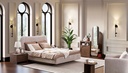 MALAGA QUEEN BEDROOM SET 160 CM WITHOUT WARDROBE