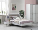 LOFT  GOLD TWIN BEDROOM SET 3 PCS