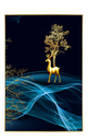 GOLDEN DEER WALL ART 