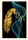 GOLDEN FEATHER 03 WALL ART 