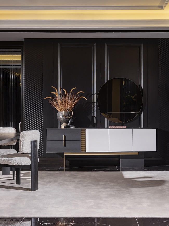 ETRO CONSOLE WITH MIRROR