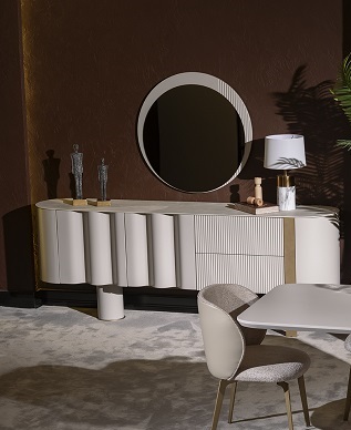 PORTO CONSOLE AND MIRROR