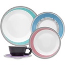 30 PCS MOON CANDY DOTS  DINNER SET
