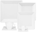 42 PCS QUARTIER WHITE DINNER SET