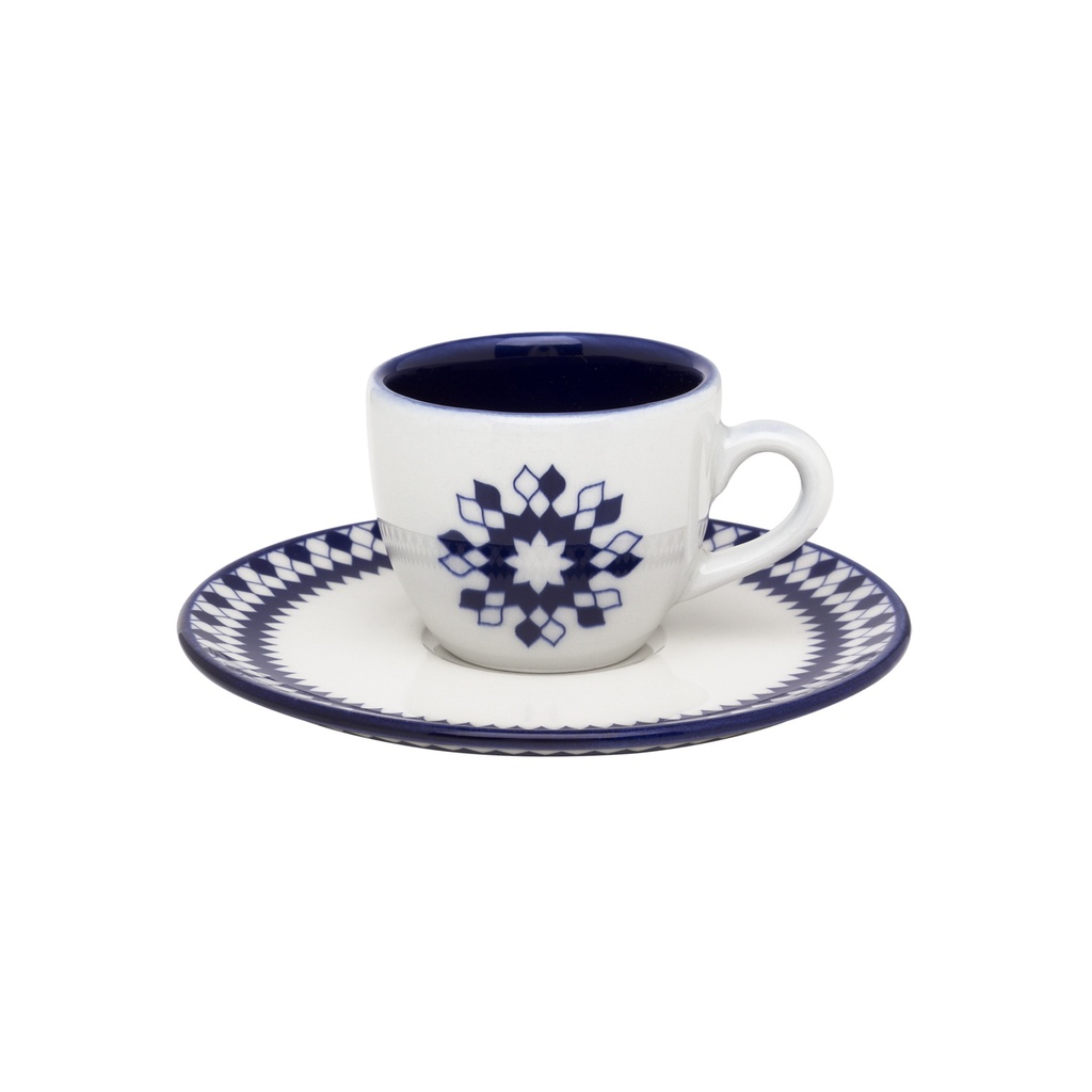 COUP CHESS COFFEE CUP WITH SAUCER