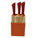 UNIC KNIVES  BLOCK 5PCS