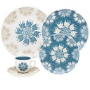 20 PCS COUP ETNIA DINNER/TEA SET