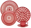 20 PCS FLOREAL RENDA DINNER/TEA SET