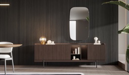 [B00650300107] BARCELONA  CONSOLE WITH MIRROR