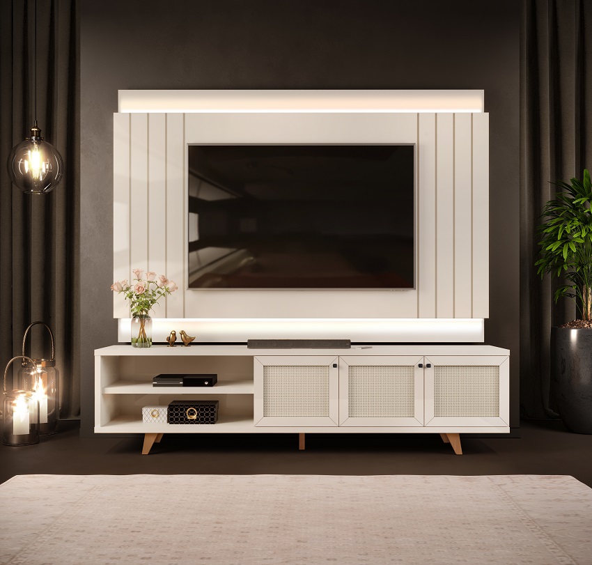 [E0010400415] VINTAGE TV UNIT WITH 2 PCS