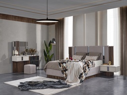 [A000103K000120] PREO KING BEDROOM SET WITHOUT WARDROBE