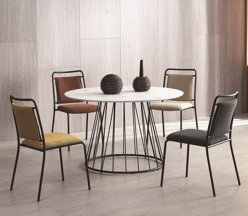 [B0250300166] ELVIRA ROUND DINING TABLE 