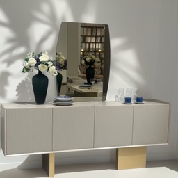 [B00650300133] MONZA CONSOLE WITH MIRROR