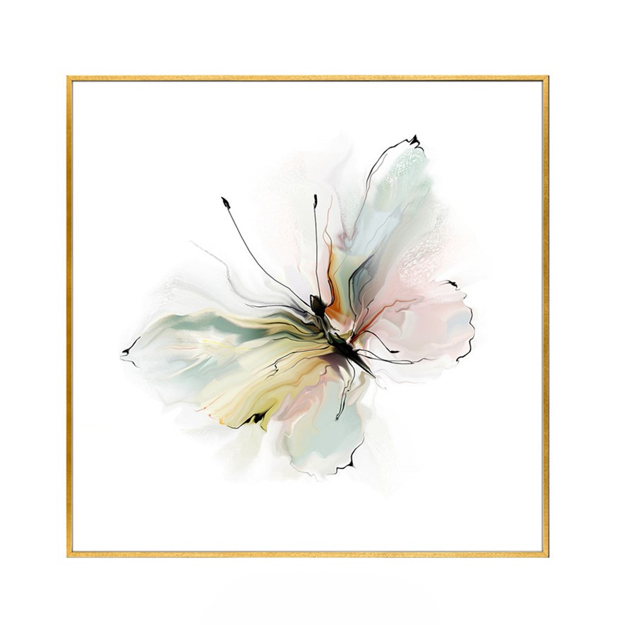 [X0010100417] BUTTER FLY WALL ART