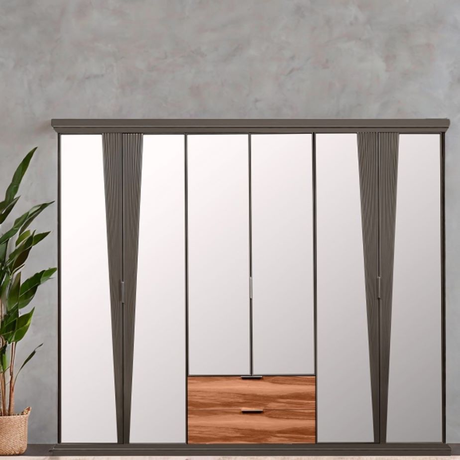[A0310200039] VERONNE 6 DOOR WARDROBE