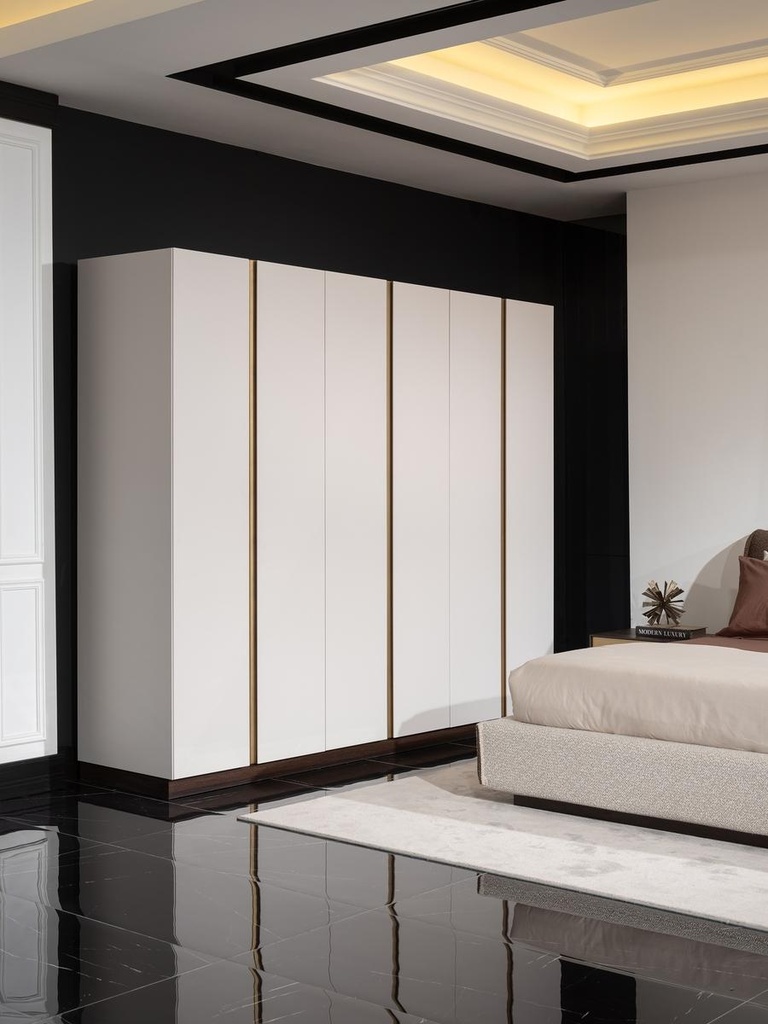 [A0410300235] LEMANS 6 DOOR WARDROBE