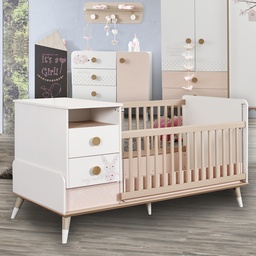 [A0520300044] NORDIC BABY BED 80X180 GIRL