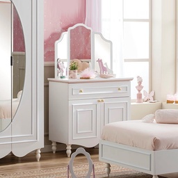[A0850300057] CLARA CHEST OF DRAWERS With MIRROR