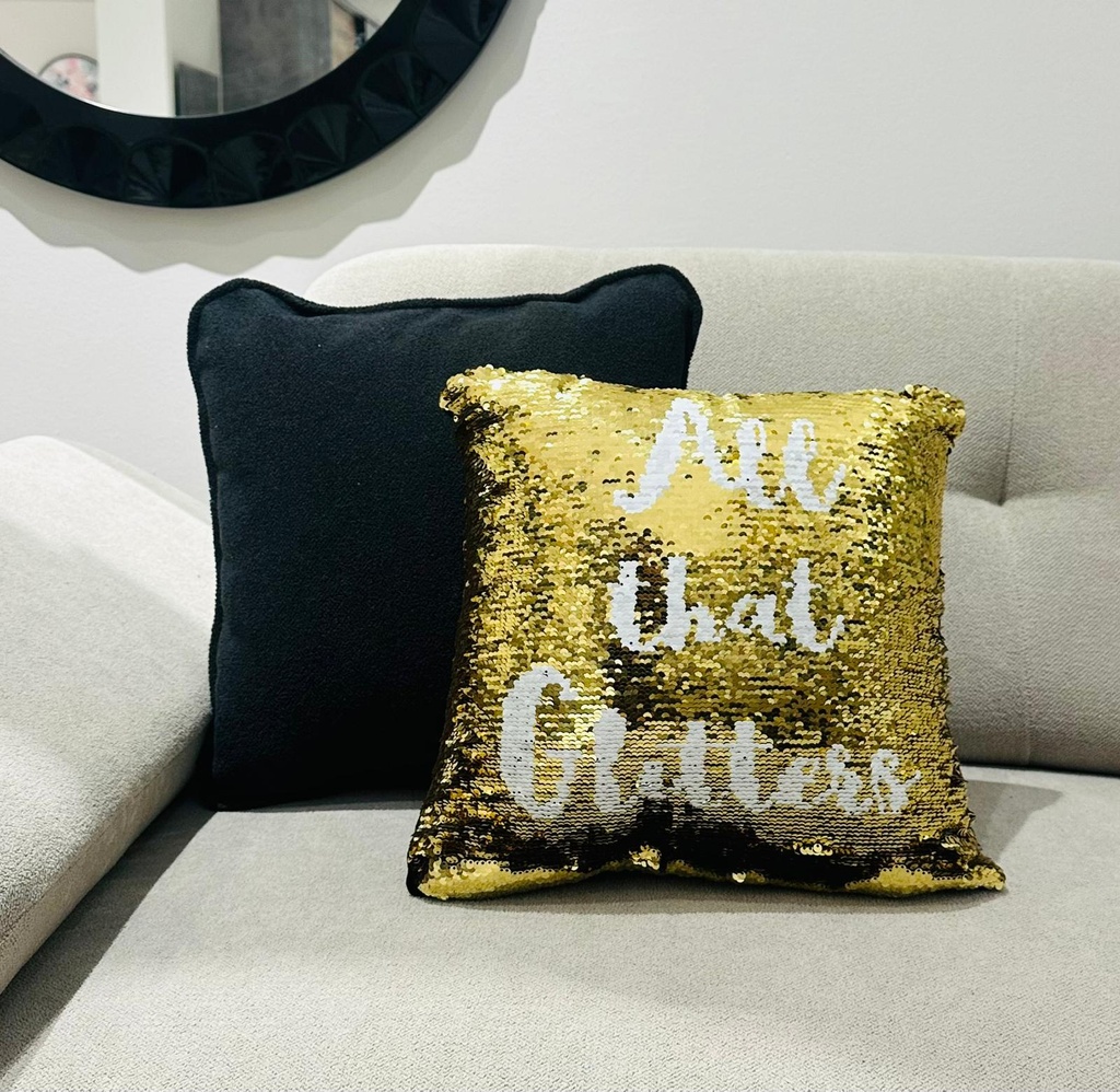 [W0030100211] GLITTER CUSHION