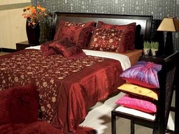 [Q0200100058] KING SIZE BED COVER 6 PCS