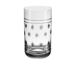 [Z0700400050] 6 PCS STAR WATER GLASS SET 290 ML