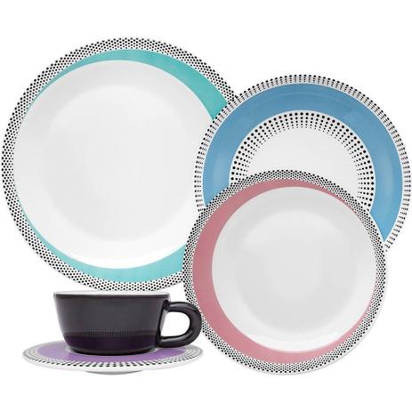 [Z0740400036] 30 PCS MOON CANDY DOTS  DINNER SET
