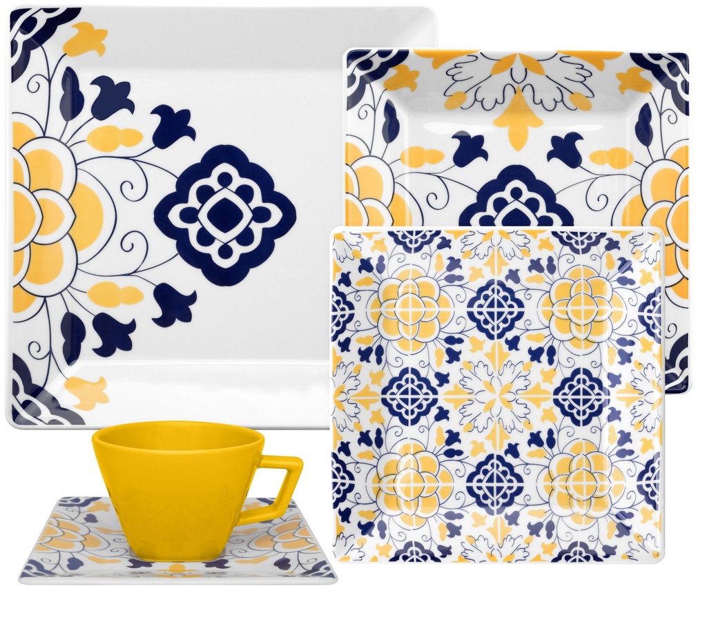 [Z0740400179] 30 PCS QUARTIER SEVILHA DINNER/TEA SET