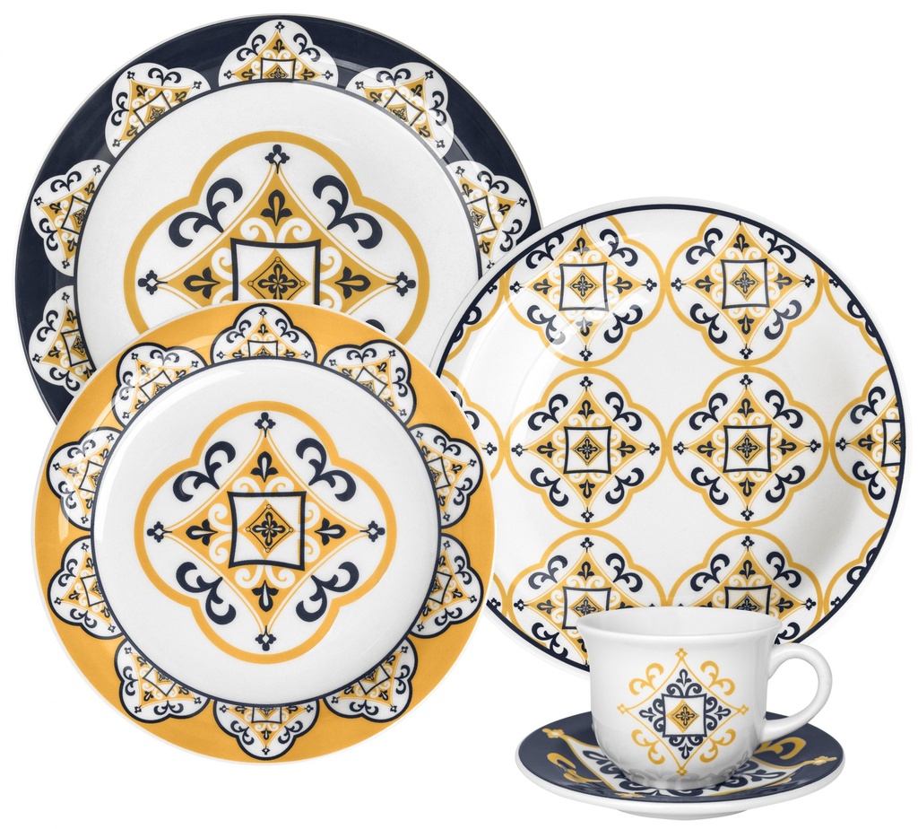 [Z0740400162] SAO LUIS 20 PCS DINER|TEA SET