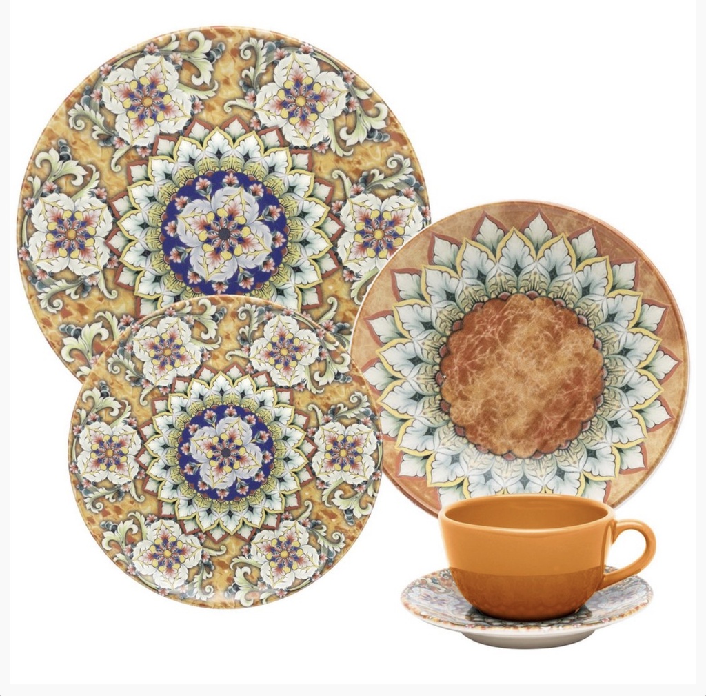 [Z0740400165] 20 PCS UNNI CASTELLO DINNER/TEA SET