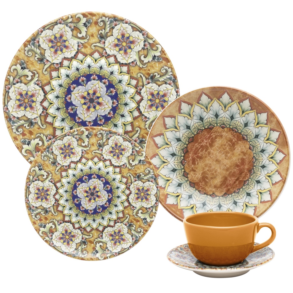 [Z0740400181] 20 PCS UNNI CASTELLO DINNER/TEA SET