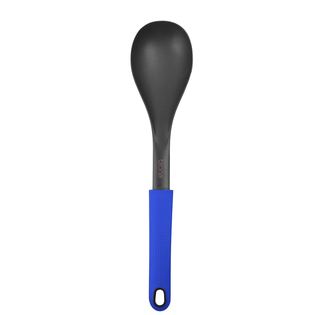 [Z0810400011] NYLON - 6 NYLON SPOONS 33CM PATTERN - BLUE COLOR