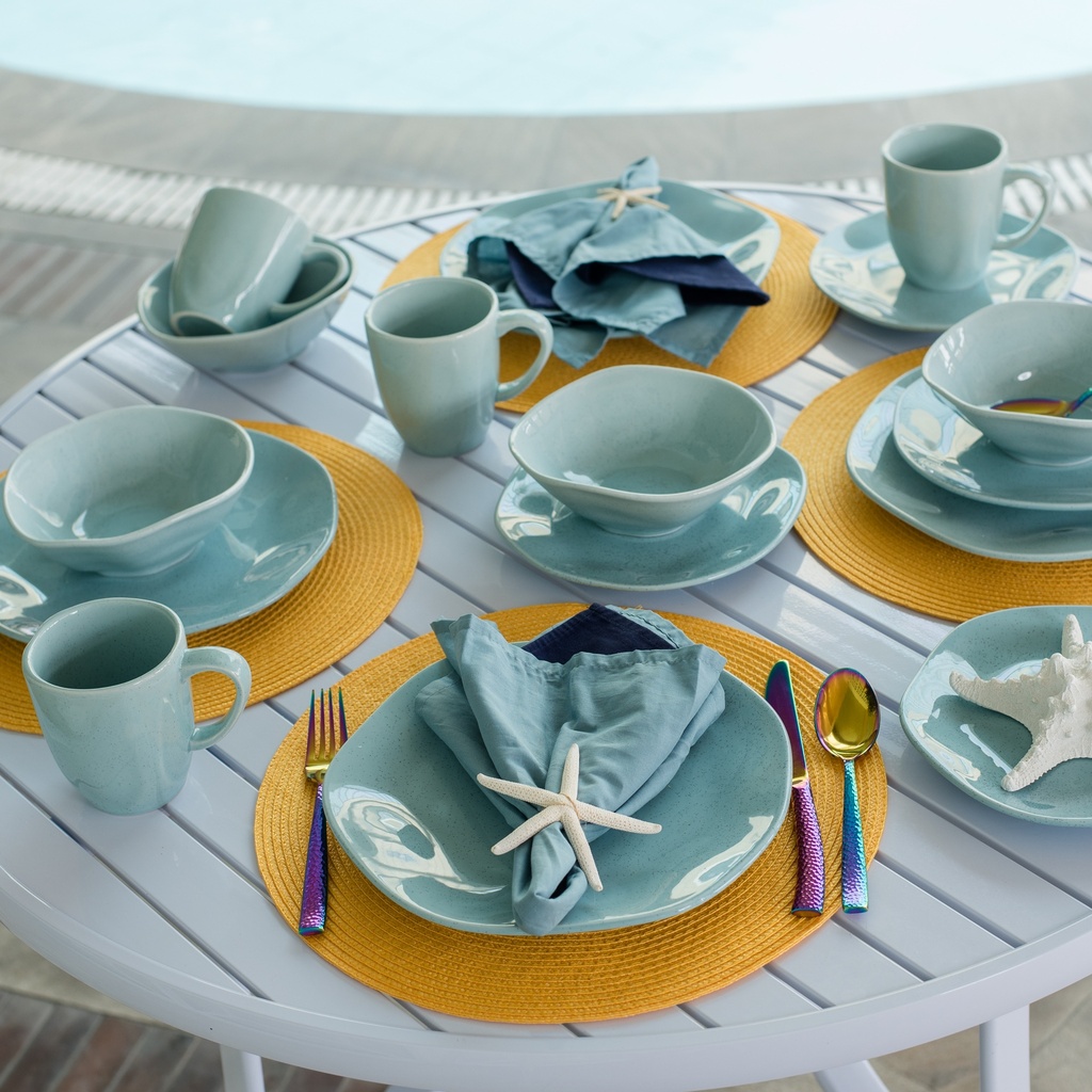 [Z0740400173] 30 PCS RYO BLUE BAY DINNER/TEA SET